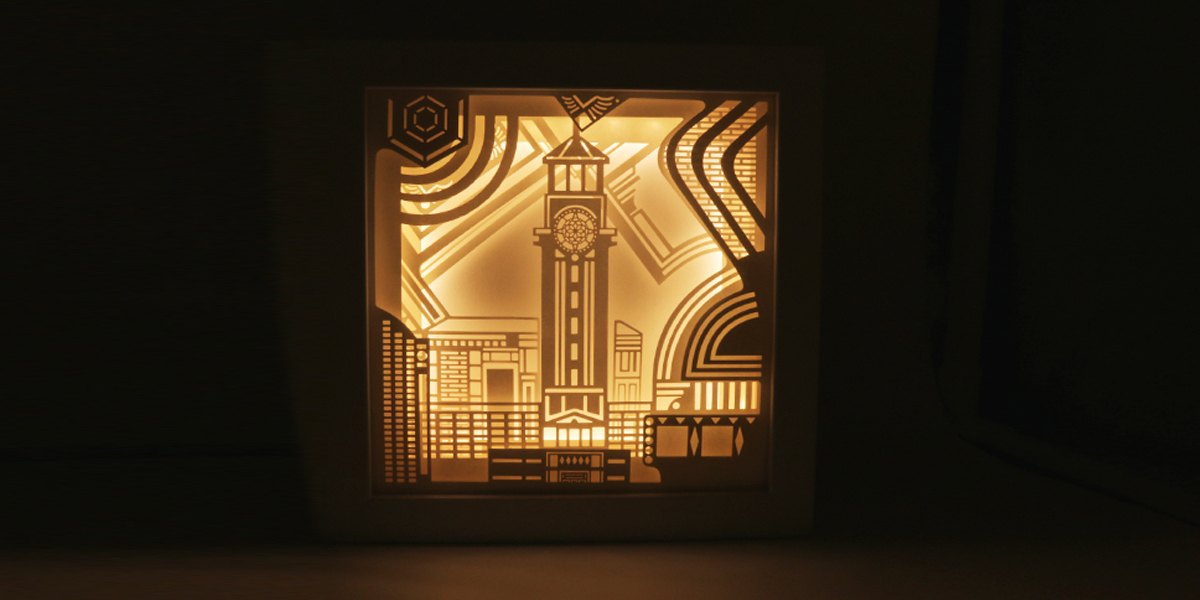 历博光影纸雕灯